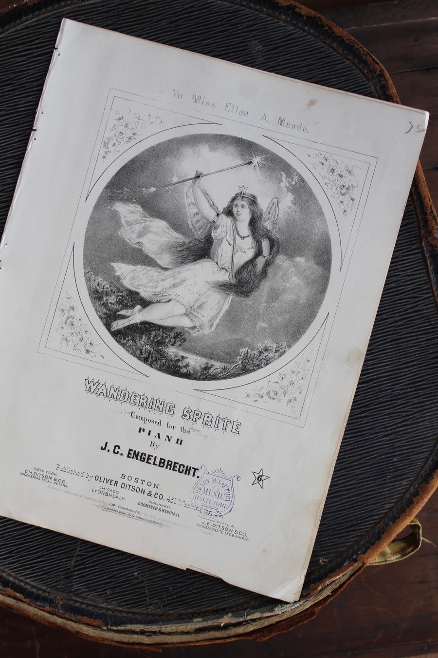 “Wandering Sprite” 1868 Sheet Music