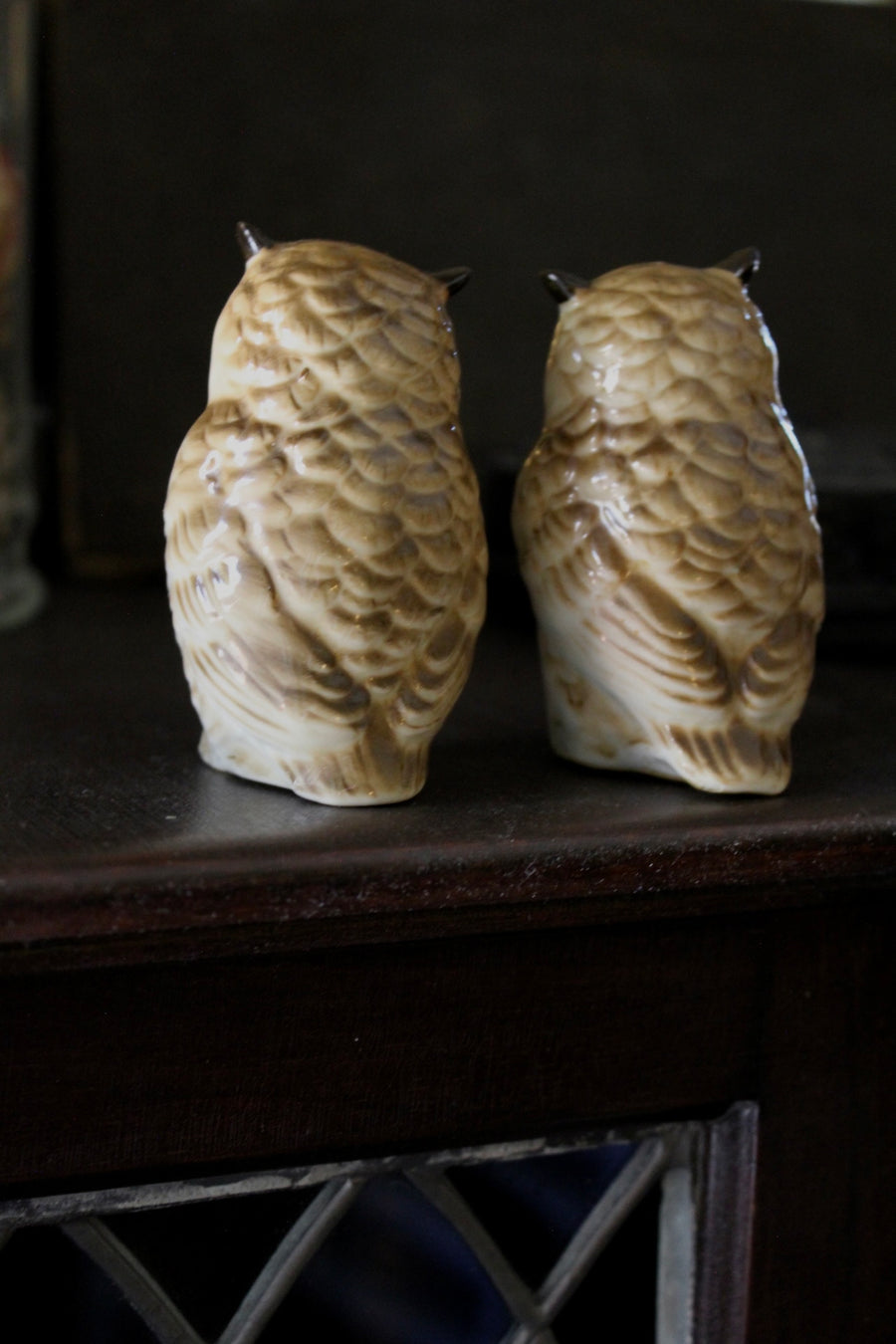 Vintage Owl Salt Shakers