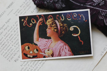 Bernhardt Wall 1908 Halloween Postcard