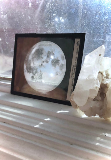 Full Moon - Yerkes Observatory Glass Slide