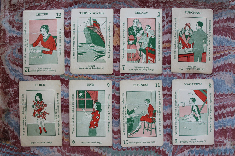 1930s Fortune Telling Card Deck