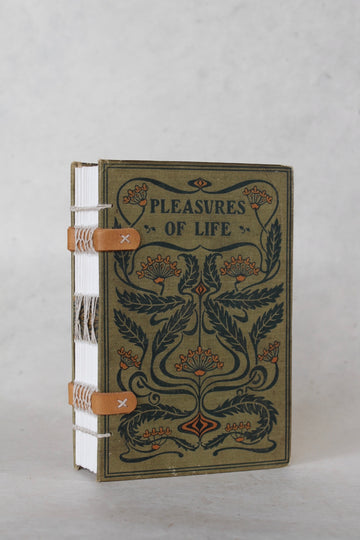 Pleasures of Life - Handmade Journal