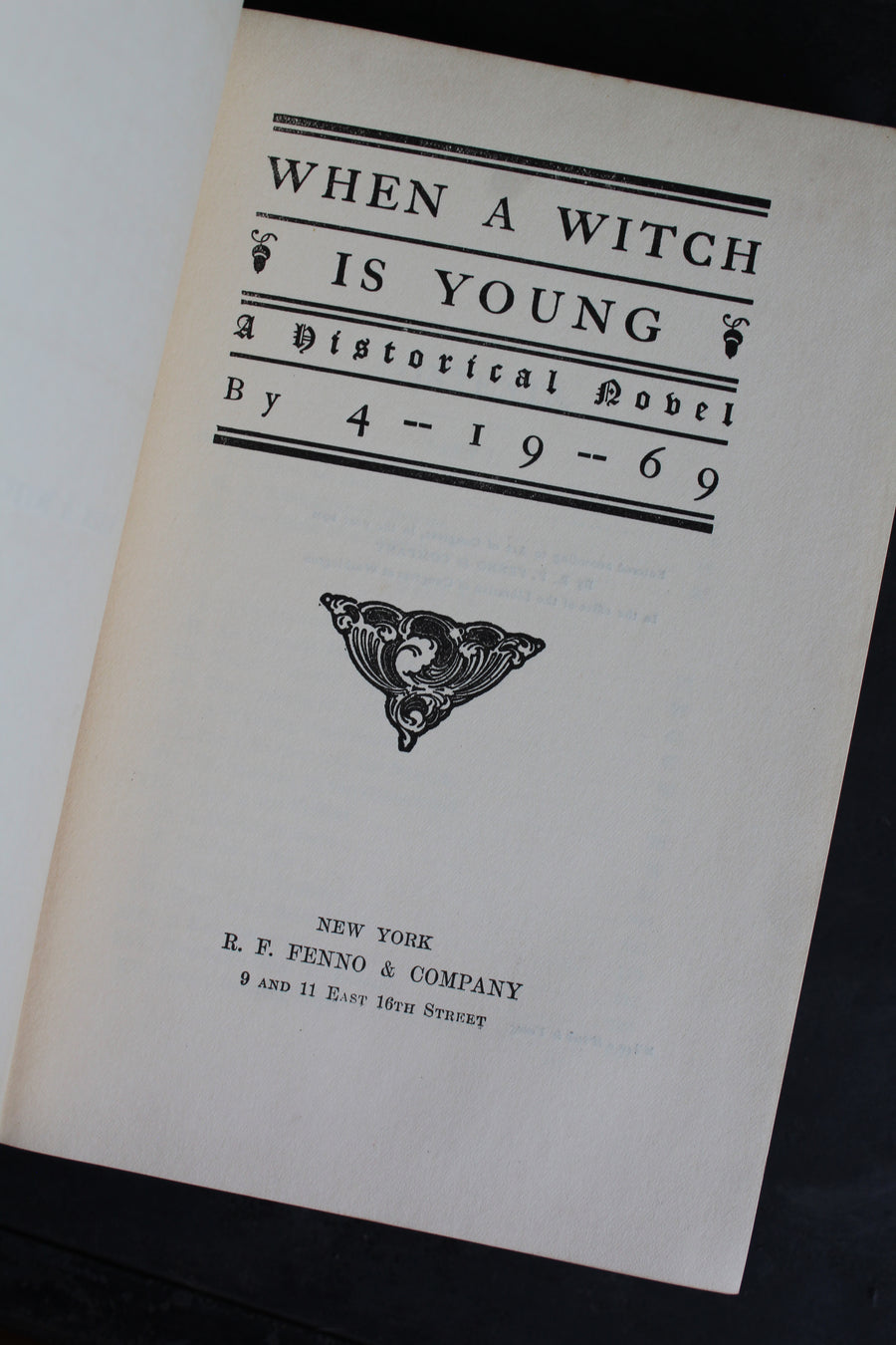 When a Witch is Young 1901