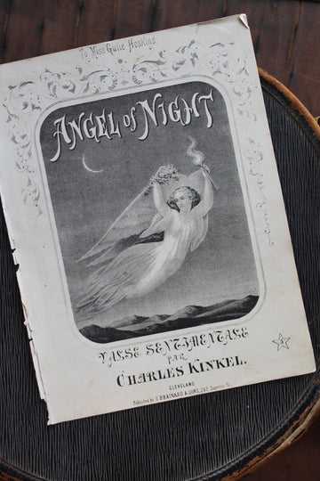 “Angel of the Night” 1867 Sheet Music