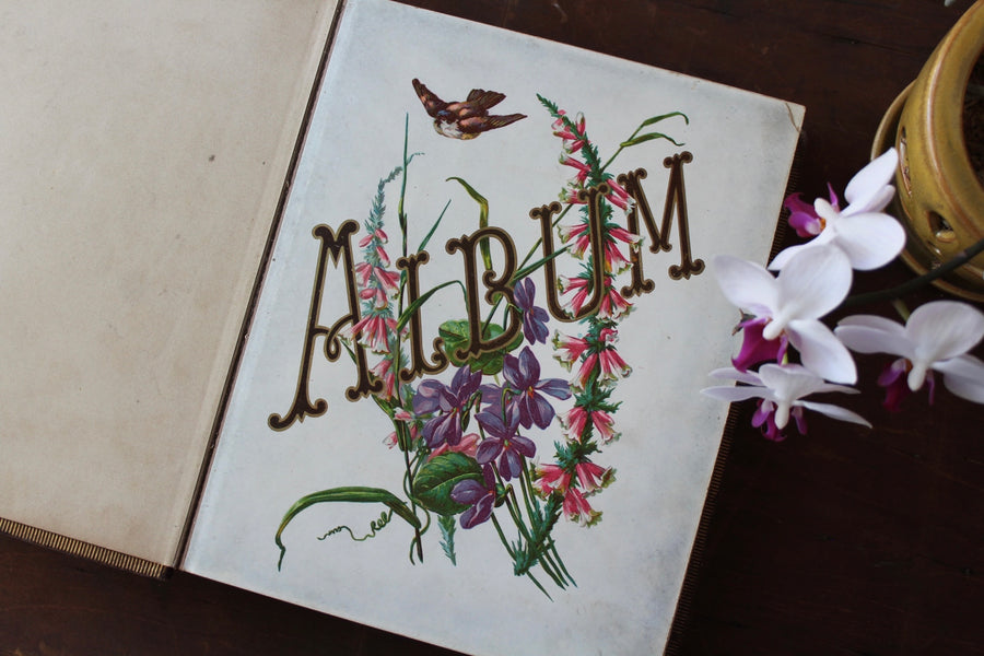 19th Century Floral Album