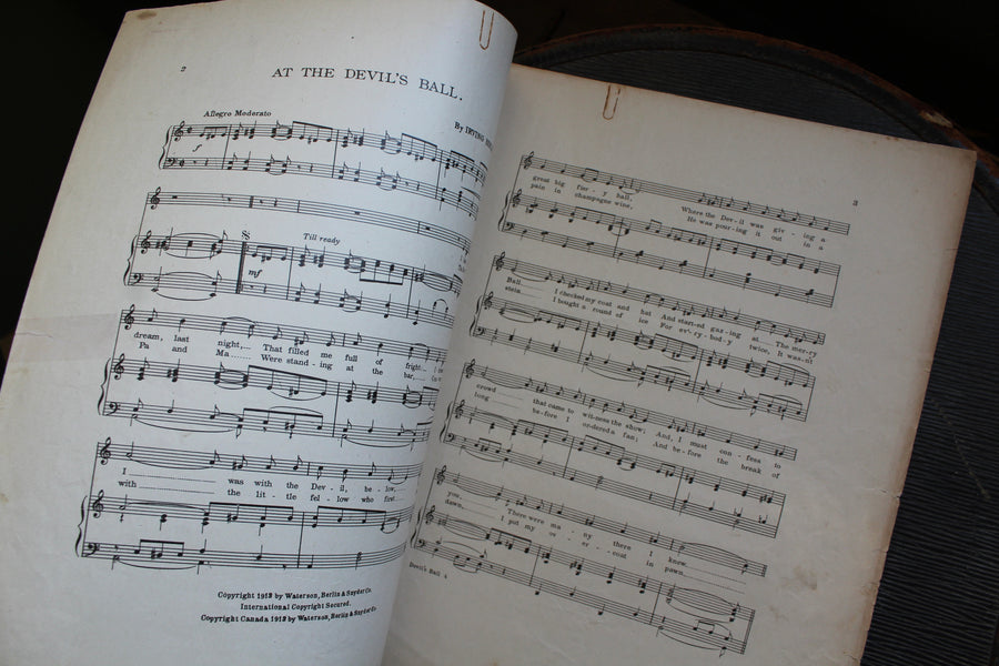 At the Devils Ball - Halloween Sheet Music