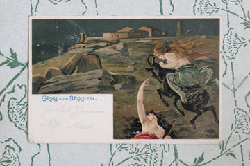 1900s Walpurgisnacht Postcard