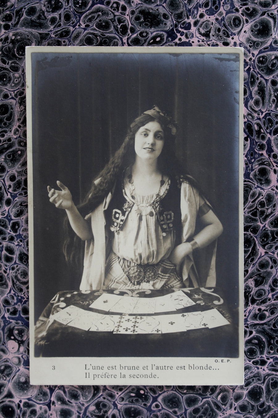 French Fortune Teller Postcard