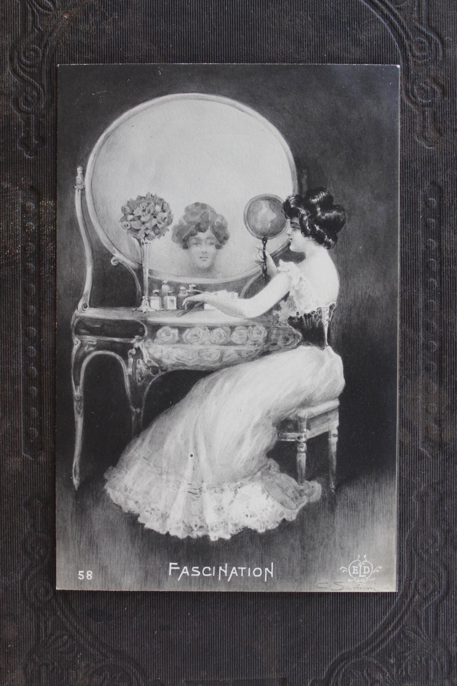 Fascination - Metamorphic Skull Postcard
