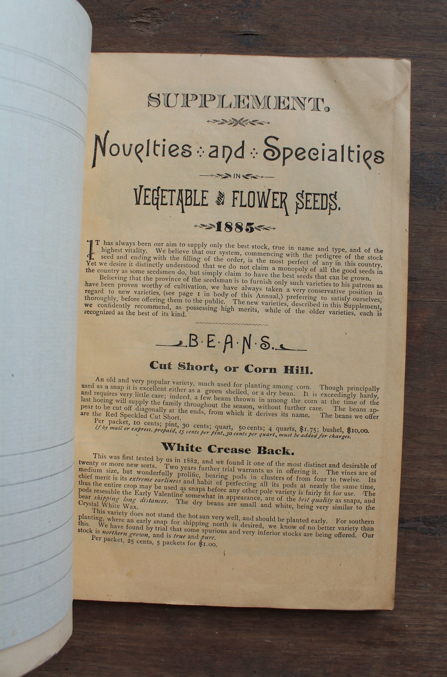 RESERVED - 1885 D.M. Ferry & Co. Seed Catalog